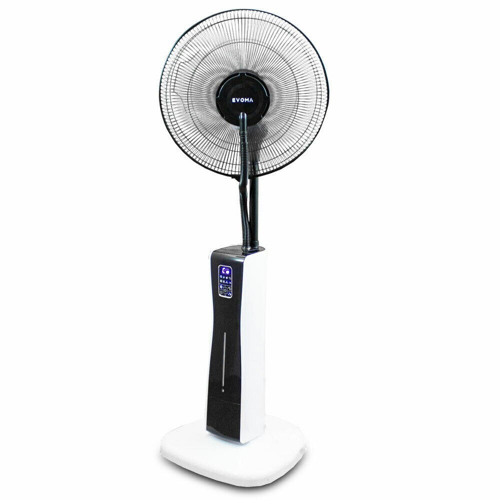 Ventilátor Zvlhčovač vzduchu řízený 40cm silný Stojací větrák M17411